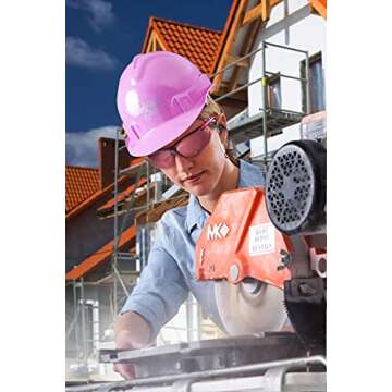 Gateway Safety 23PK11 Metro Ultra-Stylish Eye Safety Glasses, Pink Mirror Lens, Pink Frame