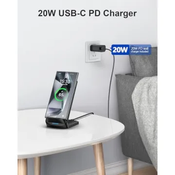 NANAMI Fast Wireless Charger Qi Certified 10W for All Smartphones