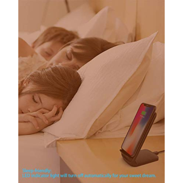 NANAMI Fast Wireless Charger Qi Certified 10W for All Smartphones
