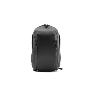 Peak Design Everyday Backpack Zip 15L Black, Carry-on Backpack with Laptop Sleeve (BEDBZ-15-BK-2)
