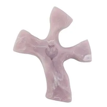 4" Clinging Cross in Light Vervain Purple for Comfort
