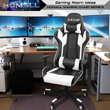 Homall Gaming Chair Ergonomic Adjustable Swivel Office Chair