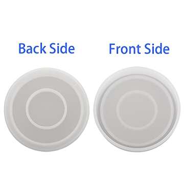 DIY Round Coaster Silicone Mold Set for Crafting