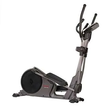 Sunny Health & Fitness Programmable Electro-Magnetic Elliptical Cross Trainer Exercise Machine, Full...