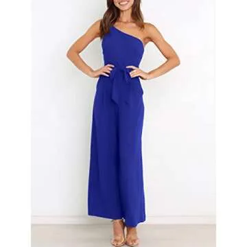 Trendy One Shoulder Jumpsuit for Women - ANRABESS