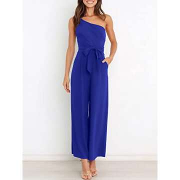 Trendy One Shoulder Jumpsuit for Women - ANRABESS