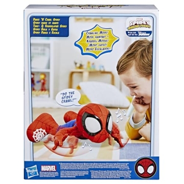 Interactive Dance 'N Crawl Spidey Plush Toy for Kids