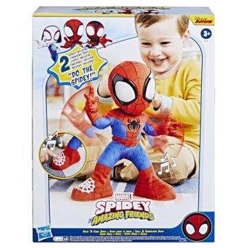 Interactive Dance 'N Crawl Spidey Plush Toy for Kids