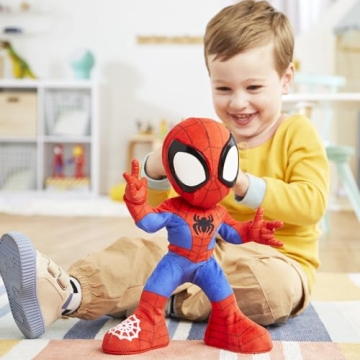 Interactive Dance 'N Crawl Spidey Plush Toy for Kids