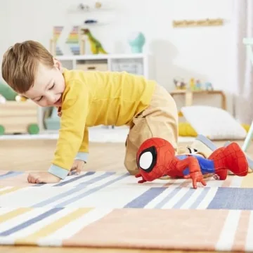 Interactive Dance 'N Crawl Spidey Plush Toy for Kids