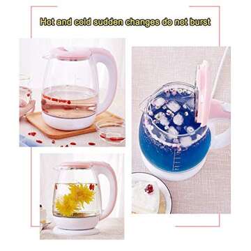 Stylish PHULJHADI Glass Electric Kettle 1.8L Fast Boil