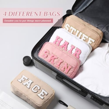 Remerry Cosmetic Bag Travel Organizer Set for Women