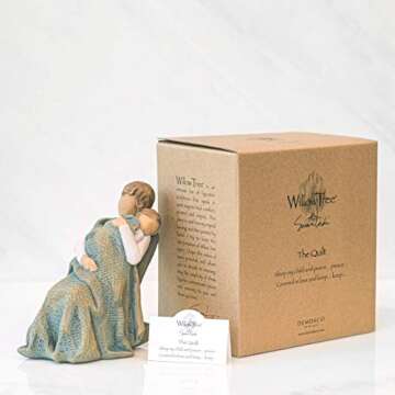 Willow Tree The Quilt Hand-Painted Figure for Family Love