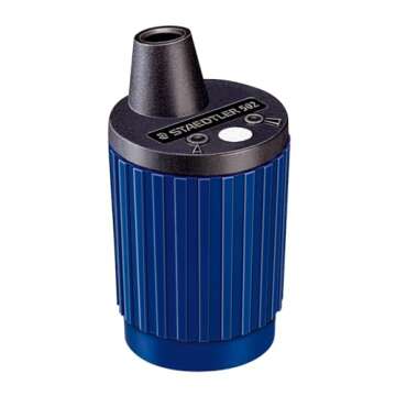 Staedtler 502 BK A6 Mars Rotary Action Lead Pointer and Tub for 2mm Leads, 502BKA6,Blue