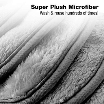 Eurow Makeup Removal Cleaning Cloth - Washable & Reusable 5x5 Inches