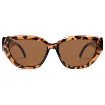 SOJOS Stylish Polarized Cat Eye Sunglasses for Women