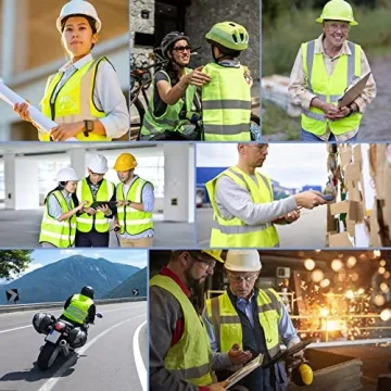 Reflective Safety Vest 2-Pack for High Visibility