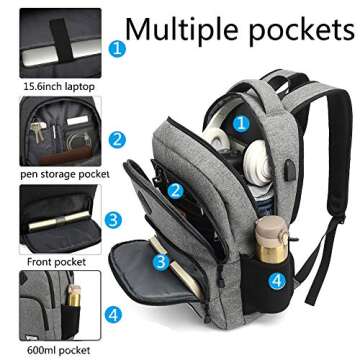 Backpack for College Girls,School Bookbag for Teenager,Backpack for School,High Middle School Laptop...