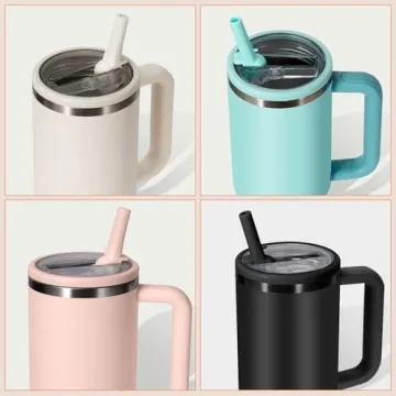 ANTAND 40 oz Tumbler Flip Straw Lid Replacement Pack