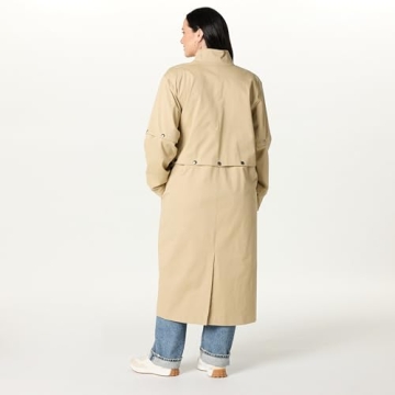 The Drop Women’s Convertible Utility Coat by @takkunda – Style Meets Versatility in Travertine