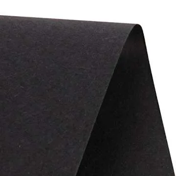 RUSPEPA Black Kraft Paper Roll - 24 inches x 100 feet - Recyclable Paper Perfect for for Crafts, Art...