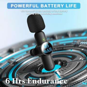 vvituaC Mini Wireless Lavalier Microphone for iPhone