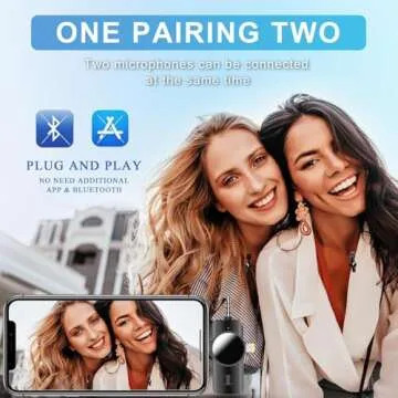 vvituaC Mini Wireless Lavalier Microphone for iPhone
