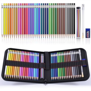 Four Candies Mechanical Colored Pencils Set - 36 Pcs with Eraser & Sharpener