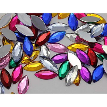 Allstarco Sapphire Rhinestones for Crafts & Jewelry Making