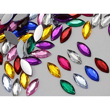 Allstarco Sapphire Rhinestones for Crafts & Jewelry Making