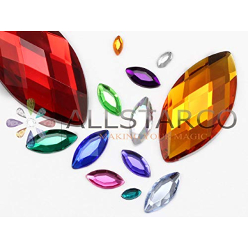 Allstarco Sapphire Rhinestones for Crafts & Jewelry Making