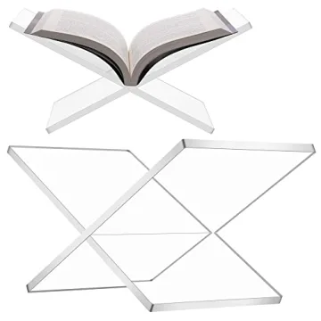 Devey Acrylic Book Holder - Elegant Display for All Books