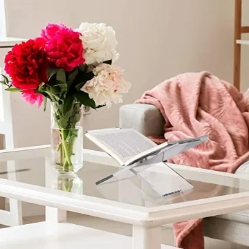 Devey Acrylic Book Holder - Elegant Display for All Books