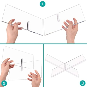 Devey Acrylic Book Holder - Elegant Display for All Books