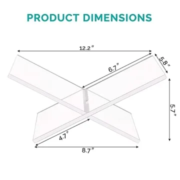 Devey Acrylic Book Holder - Elegant Display for All Books