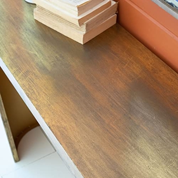 KALALOU CLL2611 Elegant Antique Brass Console Table