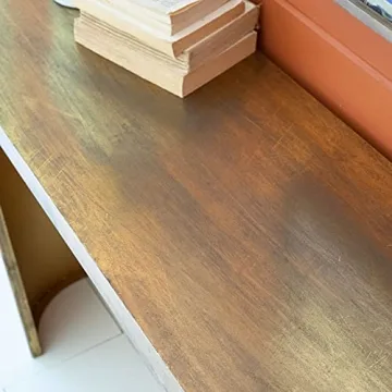 KALALOU CLL2611 Elegant Antique Brass Console Table