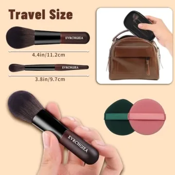 Travel Makeup Brush Set for Effortless Beauty On The Go