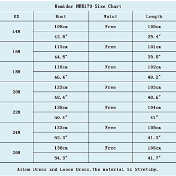 Nemidor Women's Plus Size Ruffle Sleeve Casual Dress