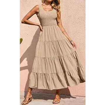 Stylish Sleeveless Maxi Dress for Women Summer 2025