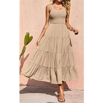 Stylish Sleeveless Maxi Dress for Women Summer 2025
