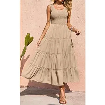 Stylish Sleeveless Maxi Dress for Women Summer 2025