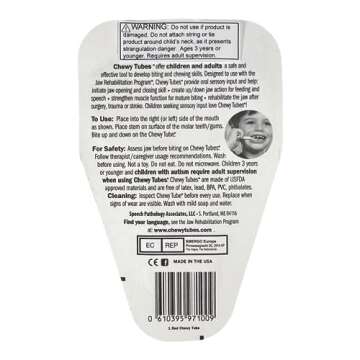 Chewy Tubes - Red Chewy Tube for Oral Motor Development