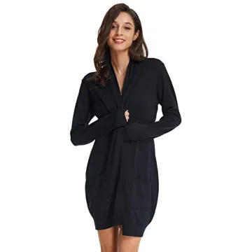 GRACE KARIN Black Cardigan: Stylish, Lightweight, Chic