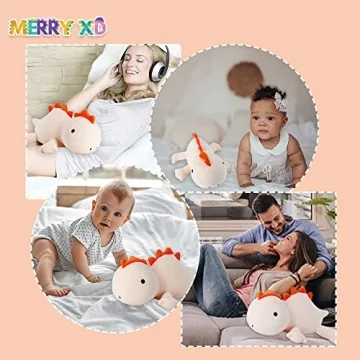MerryXD Weighted Dinosaur Plush Pillow for Ultimate Comfort