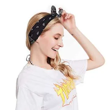 Stylish Yeshan Bow Headbands for Women - Pack of 6