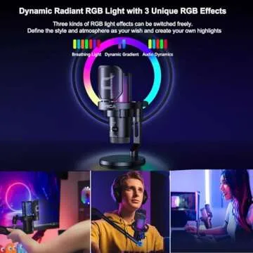 COMICA USB Microphone for Gaming and Podcasting