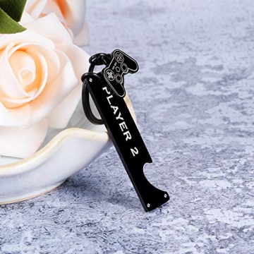Gamer Couple Keychain - Player 1 & 2 Matching Gift