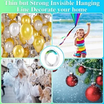 Mckanti Fishing Wire - 1640FT Clear Nylon String