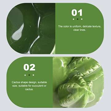 Cactus Shaped Ceramic Flower Pot - Cute Succulent Planter